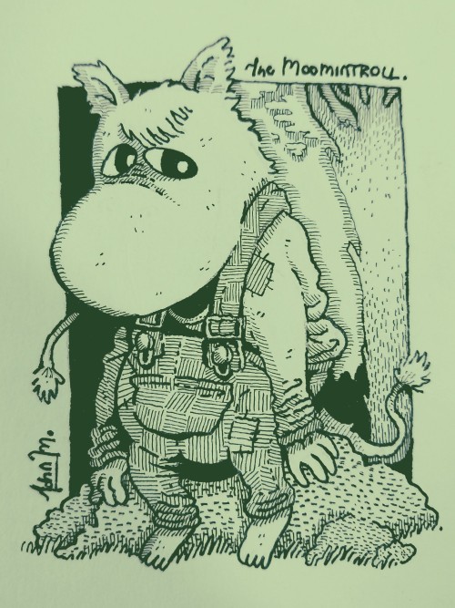 One More For My Newly Opened Collection Of Interpreting The Characters Of The Moomin Franchise As Legends