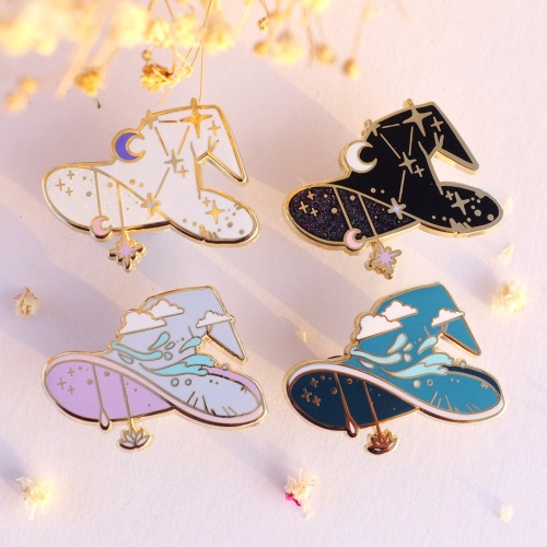 sosuperawesome: Enamel Pins Cura Moon on Etsy