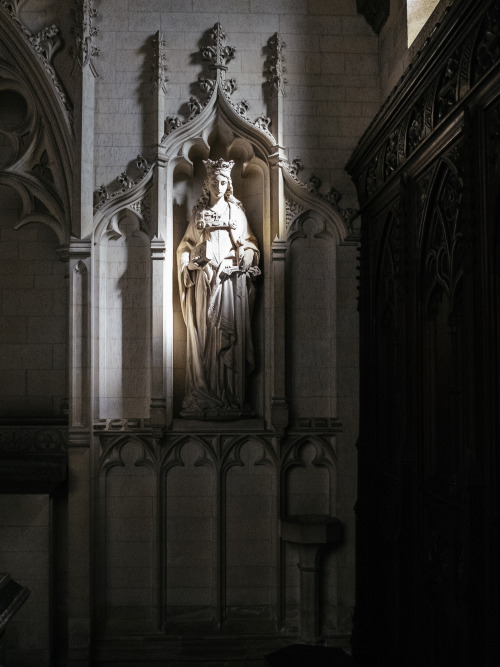 billieraephoto:Light fall in Fitzalan Chapel, Arundel Castle Grounds, Arundel This post has bee