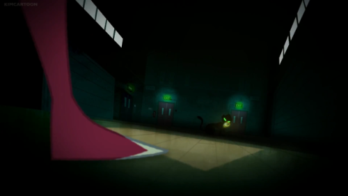 Wonder Woman confronts the monster which happens to be a human-sized cheetah.Cheetah was pretty scar