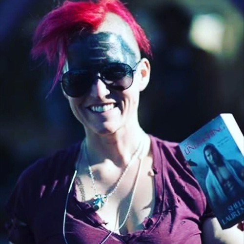 Another @wastelandweekend shot - me with my Bibliosa war paint, a book, and a smile.  • • 