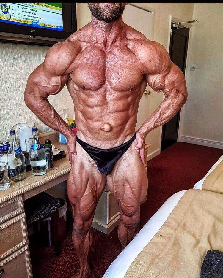 Absolutely fucking shredded.