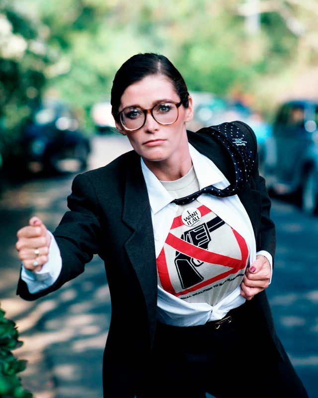 Margot Kidder photographed by Steve Schapiro.