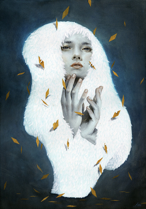 Beautiful portraits from Tran Nguyen, a Vietnam-born American artist who has worked with Playboy, To