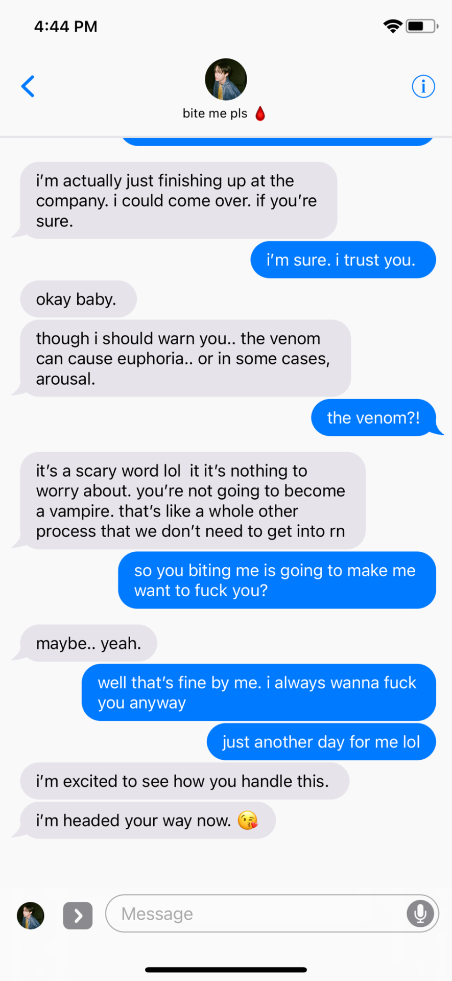 Random Texts With Vampire Chan