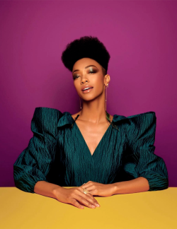 michonnegrimes:  Sonequa Martin-Green photographed