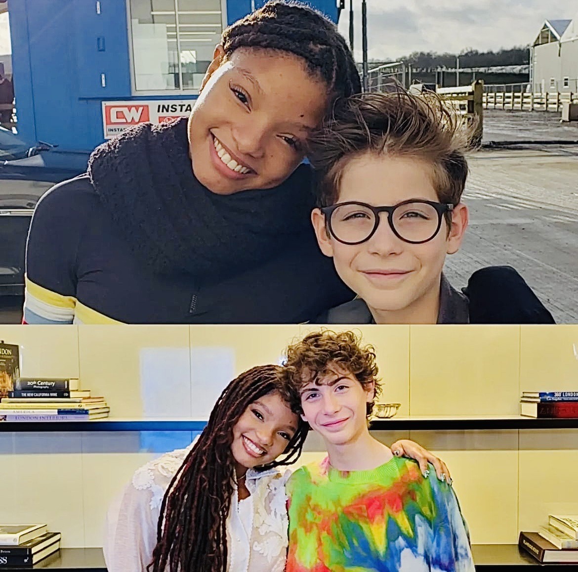 Jonah and Halle with Jacob Tremblay via Jacob’s... : in my mind your