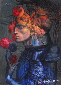 thisblueboy:  Ernst Fuchs, Lohengrin 