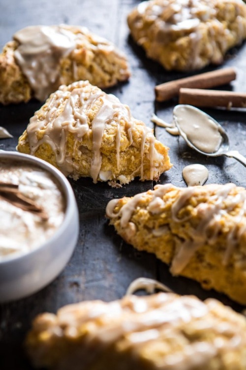 Porn photo sweetoothgirl:  white chocolate pumpkin scones