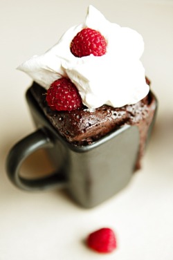 verticalfood:  Nutella Espresso Mug Cake