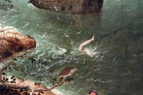 Peter Bruegel, Landscape with the Fall of Icarus, detail (Musées royaux des Beaux-Arts de Belgique)A