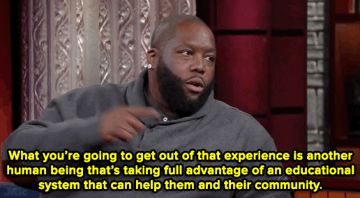 blackourstory:  micdotcom:  micdotcom:  Watch: Killer Mike then gives one change-maker