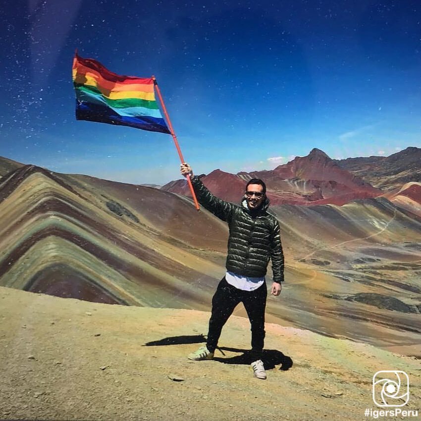 #Tahuantinsuyo Flag, the flag of #Cusco 😍. If you look closer it has seven colors, different from than the pride flag
.
Orgullosos de nuestra bandera del #Tawantinsuyu (en Quechua) ❤️. Foto gracias al #igersPeru @brunoascenzo