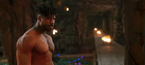 ruinedchildhood:Michael B. Jordan as Erik Killmonger in Black Panther (2018) Trailer