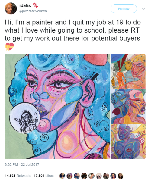 destinyrush:If anyone’s looking to buy some dope art + support a Black artist Twitter: idalisEtsy: i
