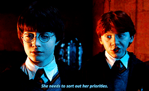 arthurpendragonns:Ron Weasley being #A MOOD in HARRY POTTER AND THE PHILOSOPHER’S STONE &