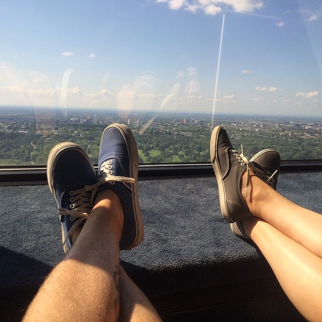 Maxinrelaxin in the tower’s relaxation level. (at Parc olympique de Montréal / Montreal Olympic Park)