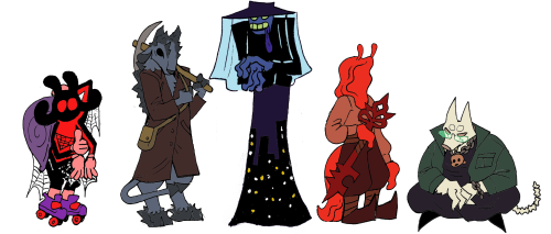 here are all the gnomes & ghouls from the ask game! when I get the chance I’d love to play this 