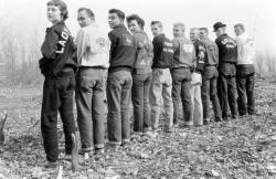 theoddjacket:  Nebraska car clubs, 1950’s. 