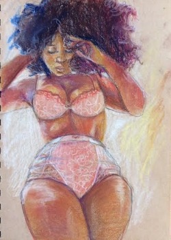 fyblackwomenart:  Morning Sleepyhead by readingbunny4