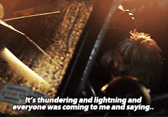  &ldquo;It rained actually on the set and that’s not — that’s not fake