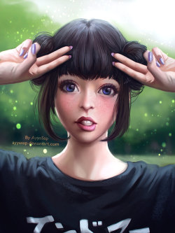 Japanese girl (Study) by AyyaSap 