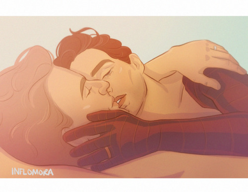 inflomora-art: Sorry for all the promo posts lately! Here’s some cute married stucky art to ma