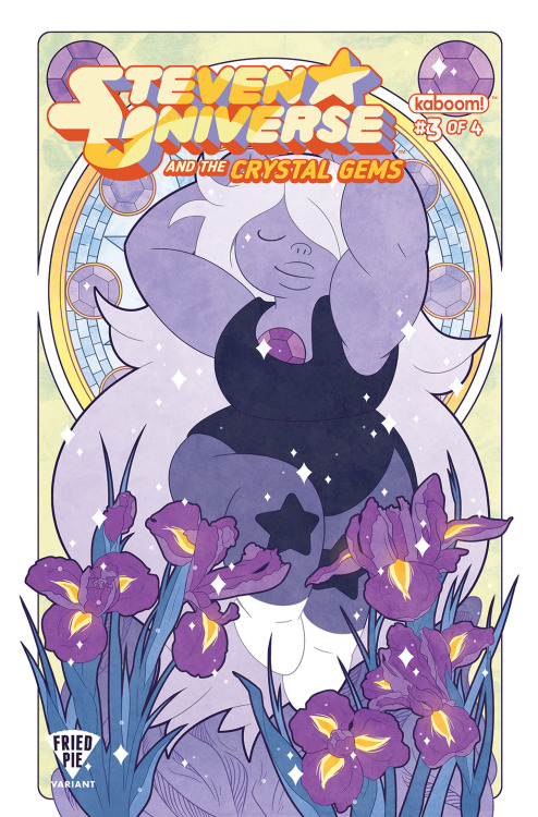 friedpiecomics:  Steven Universe and the Crystal Gems #3 (of 4) Publisher: BoomRelease Date: 4/27/16Cover Artist: Missy Pena Available at Fried Pie Comic Shops 