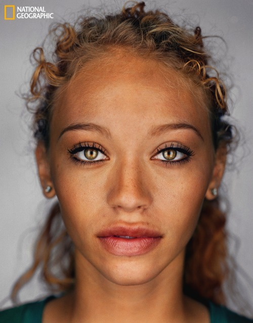 vistale:  According to National Geographic, this is what the average American will look like in the year 2050. 