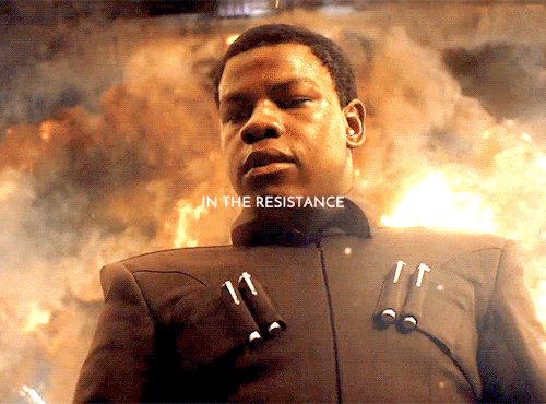 johnbcyega:Finn Appreciation Week ― Day Five: Finn + the Resistance
