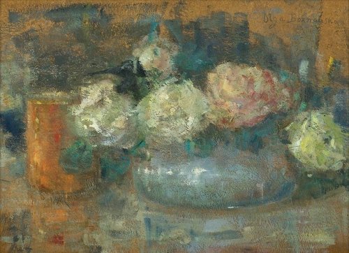 Olga Boznanska, Still life with Roses