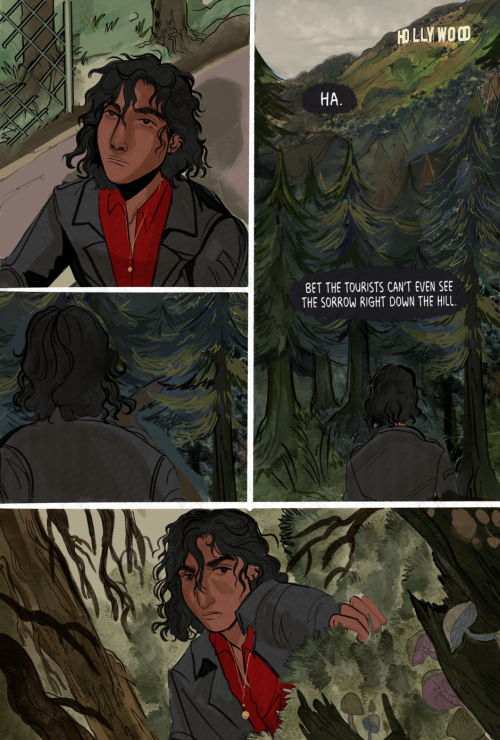 littlestpersimmon:Uri and Sethhere is a short excerpt from our comic, URI & THE WOLF, a story ab