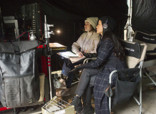 elementarystan: 6x10 The Adventure of Ersatz Sobekneferu  BTS with Director Lucy Liu! Keep read