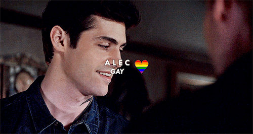 alec-magnvs:lgbt+ rep on shadowhunters tv