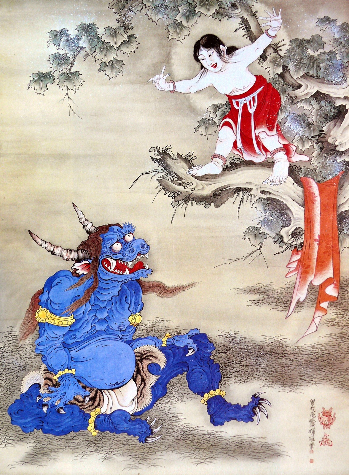 art-and-fury:  Brahman and Indra - Shohaku Soga