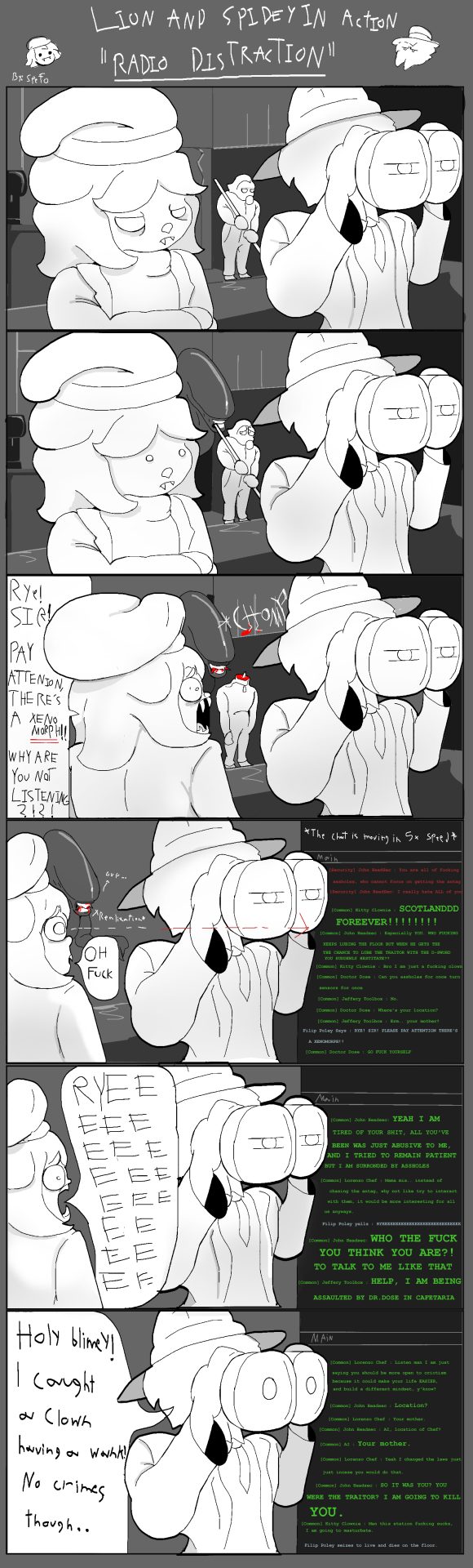 A Space Station 13 Comic, Based On An Actual Round That Happend (maybe Open Original For Better Quality?)