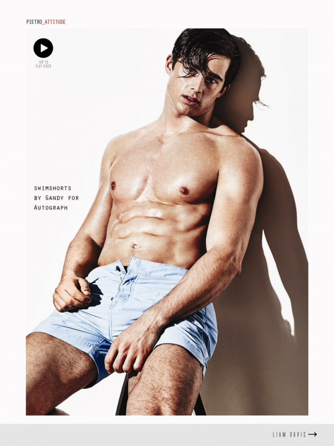   World’s Hottest Math Teacher Pietro Boselli Shows Off His Amazing Body For ‘Attitude’