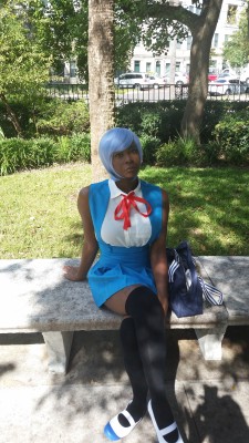 souportiffany:  The current me has been molded through contact with other people. Contact with people and the passage of time change the shape of my heart. Today I took some pictures of my last costume for Shadocon! I’ll be Rei all day Sunday. I’ll