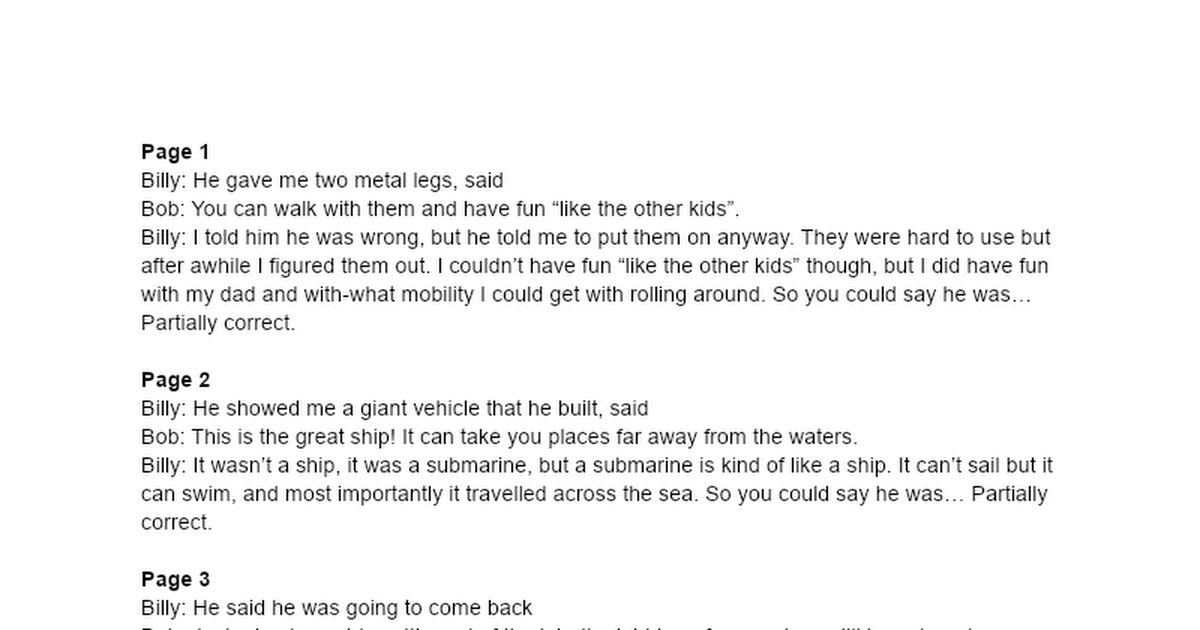 “My Well-Made English Project” Text Transcript