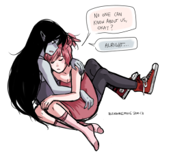 beroberos:  somewhat angsty bubbline doodle?