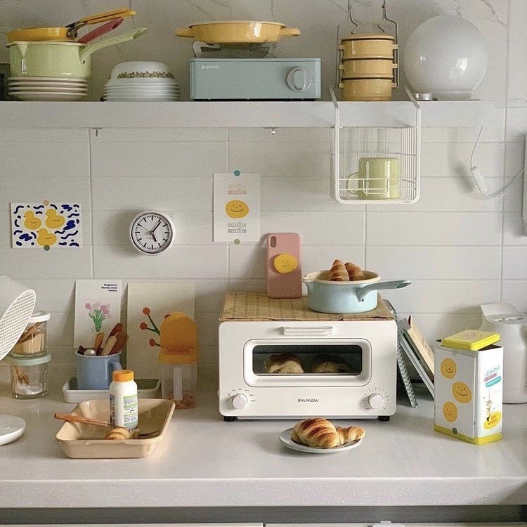 Heidi's Cottage — obsessed with the korean pastel kitchen