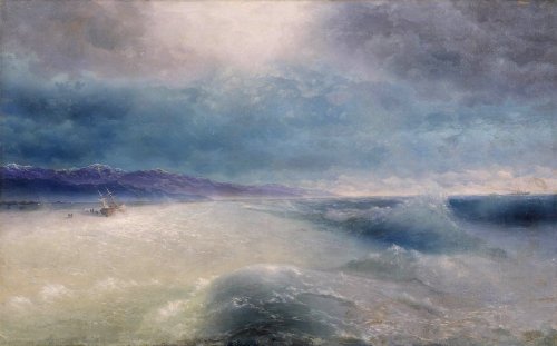 artist-aivazovski: After the storm, Ivan Aivazovski