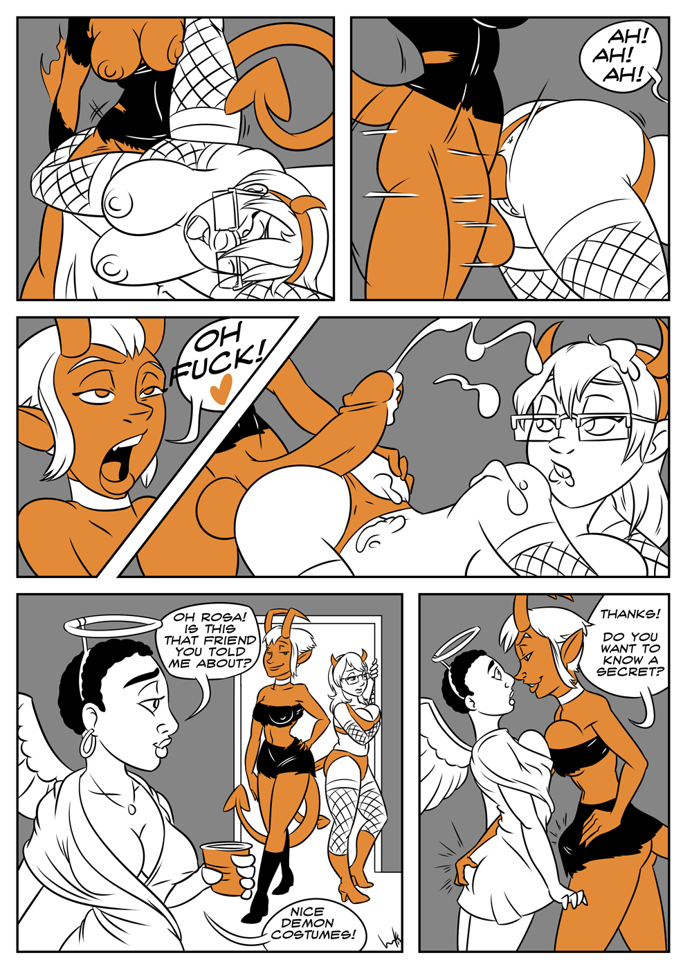 inkstash:  inkstash:  A commissions Halloween comic starring Iniquity the succubus