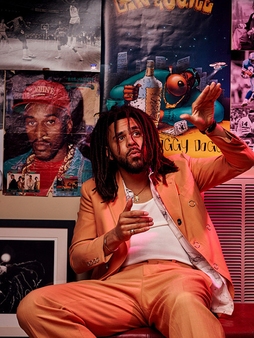 music-daily: J. Cole photographed by Awol Erizku for GQ (2019)