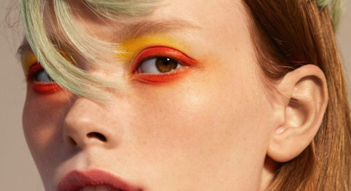 distantvoices:Julia Hafstrom by Sharif Hamza for W MagazineMakeup by Val Garland