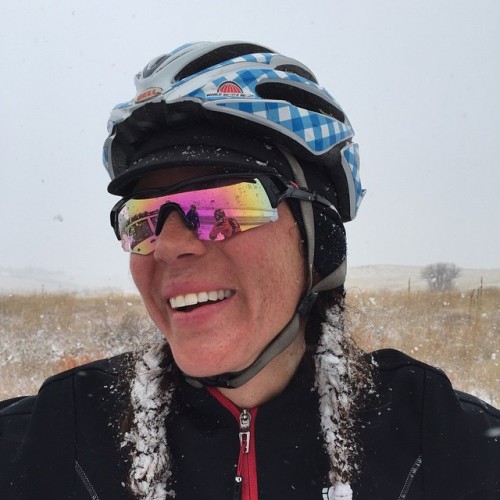crossgram:  Snow + Cross + Pigtails = @jessdcase by chrisjustincase ift.tt/1w8u91v