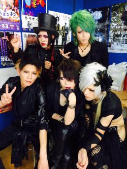 enchantingmoon:  Lycaon’s in-store event at Okinawa Takara Records on June 08th, 2015.