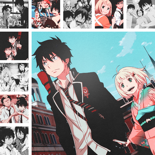 hanae-ichihara:    hanae-ichihara: M A K E   M E   C H O O S E   B E T W E E N   T W O   A N I M E S :    Noragami or Ao no exorcist - request by: 「 ☆ 」 