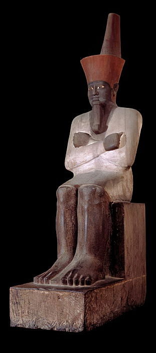 egypt-museum: Statue of King Mentuhotep IIKing Mentuhotep II founded the Middle Kingdom of Egypt (ca