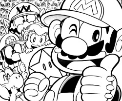 suppermariobroth:   From Super Mario-Kun.    